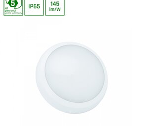 Spectrum voor de installateur LED Plafond/wand armatuur IP65 - 24W 3480Lm / 30W 4350Lm  Dipswitch | 830-840-865 CCT Lichtkleur instelbaar | Ø320mm