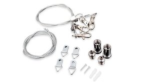 LCB LED LED paneel opbouw - Ophangsysteem Type B met 4 staaldraden van 1 meter en karabijn sluiting LCB LED LED paneel opbouw - Ophangsysteem Type B met 4 staaldraden van 1 meter en karabijn sluiting