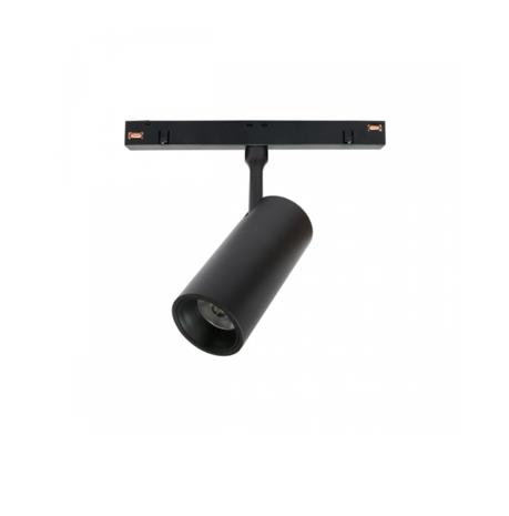 Spectrum voor de installateur LED 48V Magnetische Railspot - Zwart M - 10W 950Lm | 3000K 830 Warm Wit |  Shift systeem