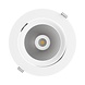 Spectrum voor de installateur LED Downlight Banaanspot - Wit -  SAL 2 -  40W 125Lm / W - 830 3000K - Kantelbaar - 50 Graden