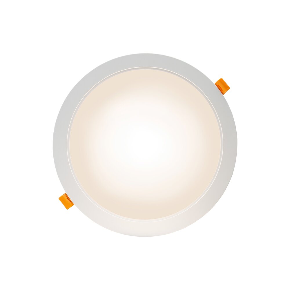 Spectrum voor de installateur DOWNLIGHT 24W - 830 - 230V 110DEG IP54 IK06 220X34 - WHITE