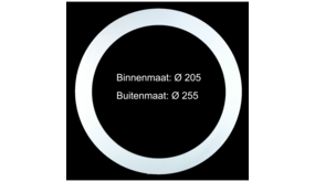 LCB LED Europe Verloopring - Opvulring - Wit - Ø205MM - Ø255MM LCB LED Europe Verloopring - Opvulring - Wit - Ø205MM - Ø255MM