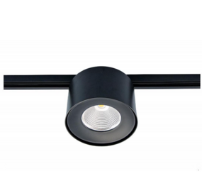 Macbright LED Railspot 3Fase Mat Zwart - MOD Down 160MM - 15.4W 2000Lm - 4000K 940 Koel Wit | Incl. 3-fase connector - Universeel