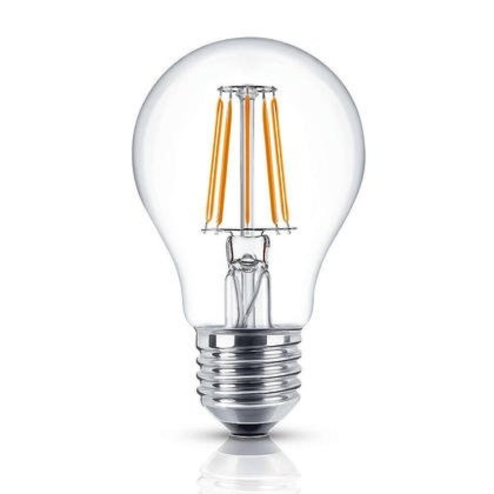 Spectrum voor de installateur LED Filament lamp Helder glas - E27 Fitting - Peer A60 - 3.8W  213Lm/ W - 3000K 830 warm wit | Energie label A