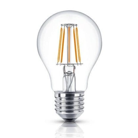 Spectrum voor de installateur LED Filament lamp Helder glas - E27 Fitting - Peer A60 - 3.8W  213Lm/ W - 3000K 830 warm wit | Energie label A