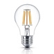 Spectrum voor de installateur LED Filament lamp Helder glas - E27 Fitting - Peer A60 - 3.8W  213Lm/ W - 3000K 830 warm wit | Energie label A