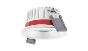 Ledvance Zakelijk: Professionele LED Verlichting & Armaturen | voor de installateur LED Inbouwspot Dimbaar - IP65 Fire Rated Aluminium - Wit - 8W  680Lm - 3000K 930 Warm Wit | Zaagmaat 68mm - TRIAC Dimbaar