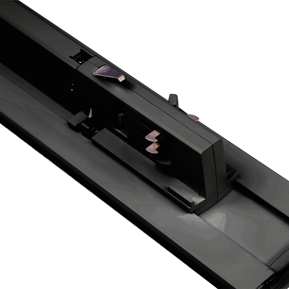 LCB LED Europe  LED 3-Fase Rail armatuur - 60cm - Zwart - CCT 830 840 865 Multi color Switch - 1920Lm - 2760Lm Multi Lumen Switch