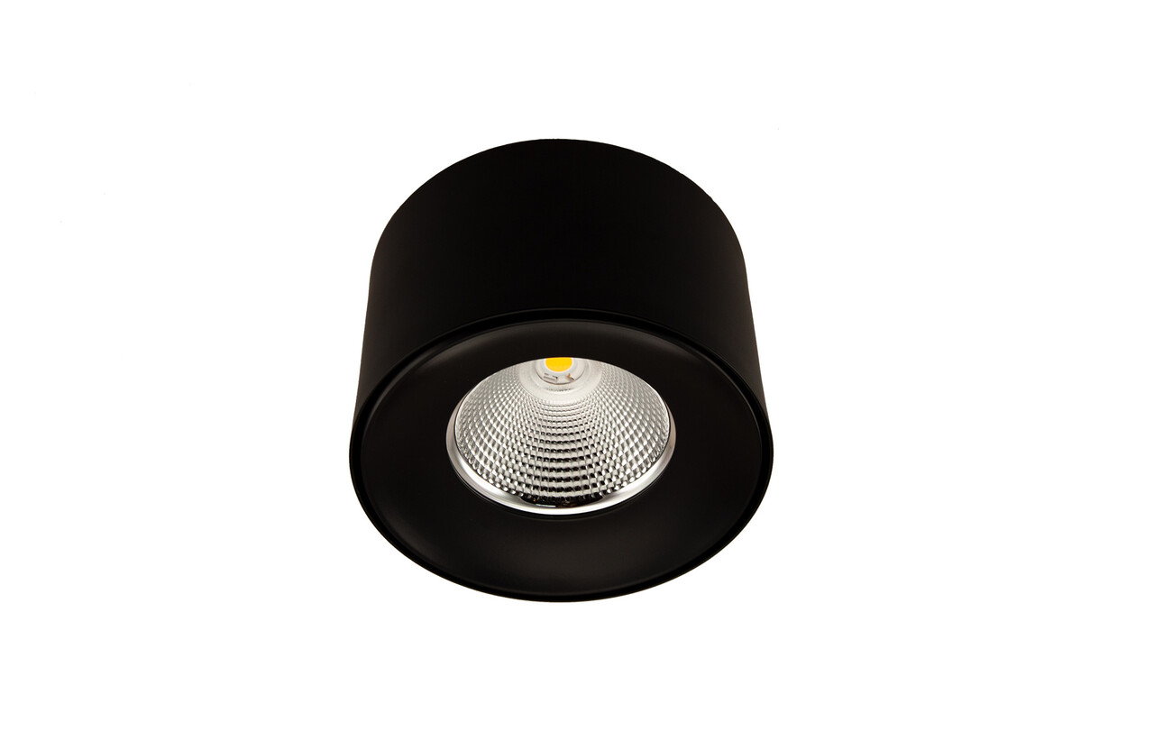 Macbright LED Plafondlamp IP65 - MOD 200MM -  Zwart - 16.5W 2095Lm - 4000K 840 Koel Wit | 5 jaar garantie