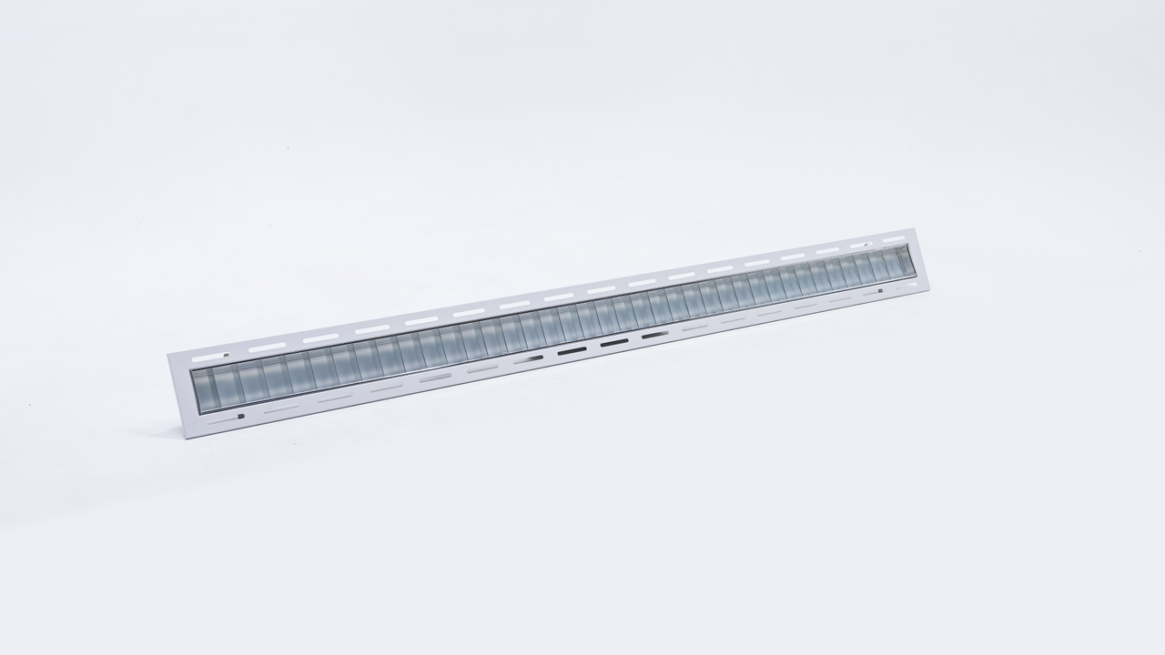 LCB LED LED Bandraster armatuur UGR19 - Planum - 1540x180mm - 35W 4000Lm - 830 Warm Wit | Matt Alu reflector | Male Wieland GST18-3 LCB LED LED Bandraster armatuur UGR19 - Planum - 1540x180mm - 35W 4000Lm - 830 Warm Wit | Matt Alu reflector | Male Wieland GST18-3