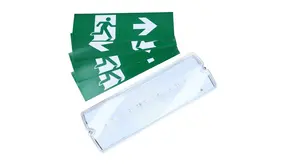 LCB LED Noodverlichting Portiek armatuur IP65 - 3W 6500K - 3 uur noodbatterij - Autotest functie inclusief pictogram LCB LED Noodverlichting Portiek armatuur IP65 - 3W 6500K - 3 uur noodbatterij - Autotest functie inclusief pictogram