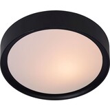 Lucide Moderne Plafondlamp IP20 - LEX  Zwart 25 cm - 1-Lichts  |  1xE27 Fitting - 230v Lucide Moderne Plafondlamp IP20 - LEX  Zwart 25 cm - 1-Lichts  |  1xE27 Fitting - 230v