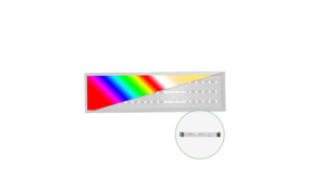 LCB LED LED paneel 120x30cm 40W - RGB+CCT - Bedienen met RF controler LCB LED LED paneel 120x30cm 40W - RGB+CCT - Bedienen met RF controler