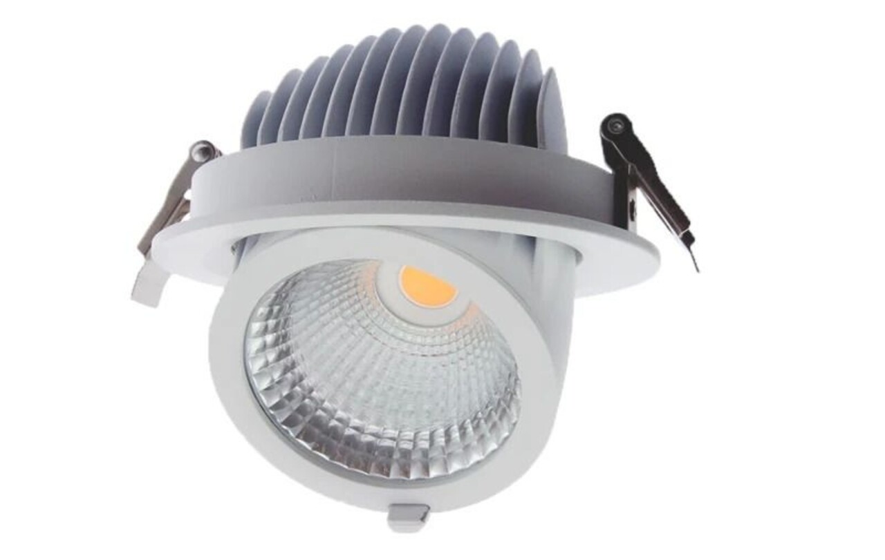 Macbright LED Downlight Kantelbaar - Bananenspot Tecno 170MM - Wit -23.2WW 127lm p/w - 4000K - GST18/3 Macbright LED Downlight Kantelbaar - Bananenspot Tecno 170MM - Wit -23.2WW 127lm p/w - 4000K - GST18/3