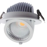 Macbright LED Downlight Kantelbaar - Bananenspot Tecno 170MM - Wit -23.2WW 127lm p/w - 4000K -  GST18/3