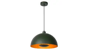 Lucide SIEMON - Hanglamp - Ø 40 cm - 1xE27 - Groen Lucide SIEMON - Hanglamp - Ø 40 cm - 1xE27 - Groen