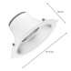 LCB LED LED Downlight 15W - WIT - Ø155 - 1650Lm - 830-840-865 Multi Color Switch - incl. 1.5m Eurostekker LCB LED LED Downlight 15W - WIT - Ø155 - 1650Lm - 830-840-865 Multi Color Switch - incl. 1.5m Eurostekker