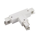 Spectrum voor de installateur: Betaalbare kwaliteit en veelzijdige LED-oplossingen 3-Fase Spanningsrail toebehoren | T verbinding - Koppelstuk - Links voeding SPS 2 Connector - Wit