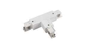 Spectrum voor de installateur 3-Fase Spanningsrail toebehoren | T verbinding - Koppelstuk - Links voeding SPS 2 Connector - Wit