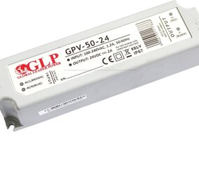 LCB LED Europe  LED voedingsadapter - 24V 48W 2A - IP67 Waterdicht
