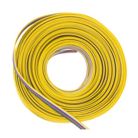 LCB LED Europe LED Strip installatie kabel - 6 aderig - 1 meter - RGB+CCT - Geschikt voor 12V & 24V LCB LED Europe LED Strip installatie kabel - 6 aderig - 1 meter - RGB+CCT - Geschikt voor 12V & 24V