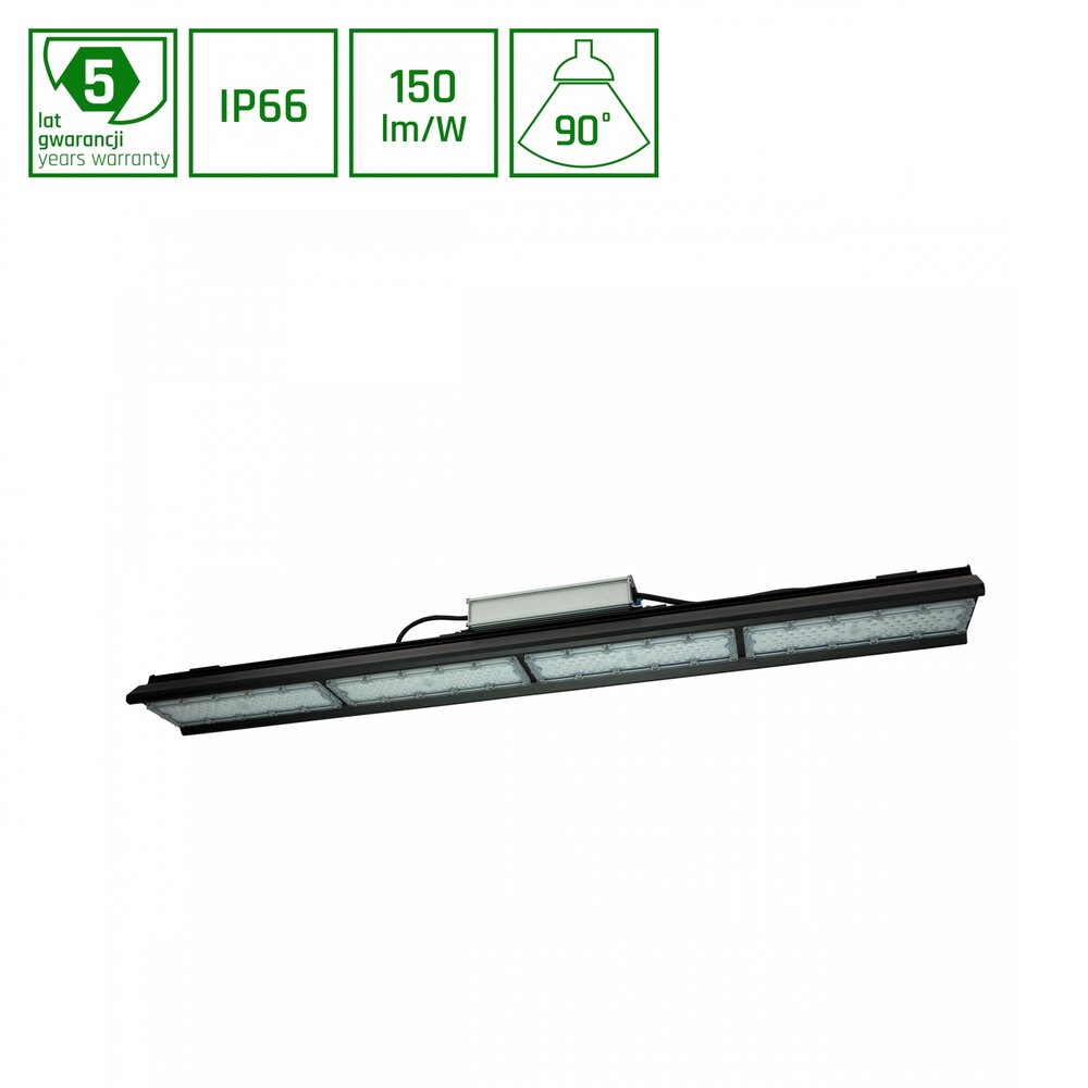 Spectrum LED High Bay HALLS LINE - 200W - 150lm p/w - IP66 - IK10 - Dimbaar