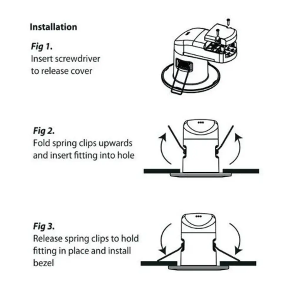 LCB LED LED Brandwerende armatuur - 6W - IP65 - 570LM -3000K - CRI>80, PF>0.9