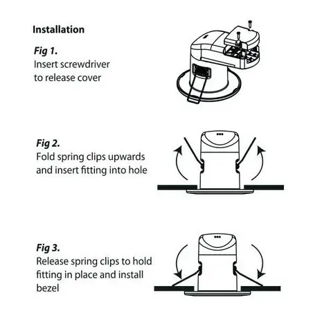 LCB LED Europe  LED Brandwerende armatuur - 6W - IP65 - 570LM -3000K - CRI>80, PF>0.9