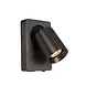 LED NIGEL - Bedlamp / Wandlamp - LED Dimb. - GU10 - 1x5W 2200K/3000K - Met USB oplaadpunt - Antraciet LED NIGEL - Bedlamp / Wandlamp - LED Dimb. - GU10 - 1x5W 2200K/3000K - Met USB oplaadpunt - Antraciet