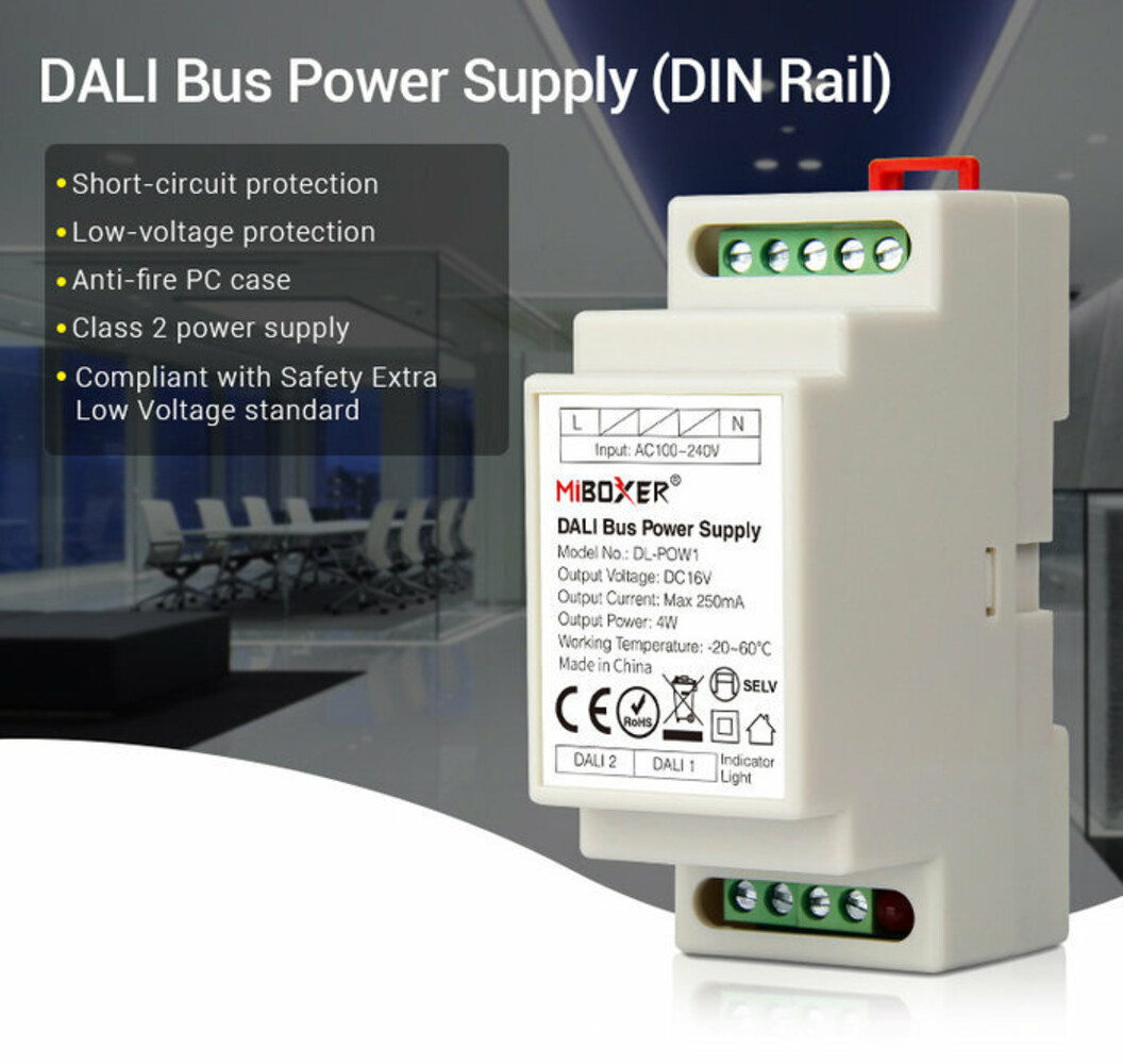 LCB LED DALI Bus Power Supply (DIN Rail) Mi Boxer