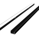 LED line verlichting - Betaalbare Professionele LED Oplossingen Aluminium profiel 10mm - L2000*B16*H9,5mm - Zwart + Matte omslag