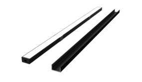 LED line Aluminium profiel 10mm - L2000*B16*H9,5mm - Zwart + Matte omslag LED line Aluminium profiel 10mm - L2000*B16*H9,5mm - Zwart + Matte omslag