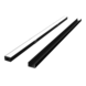 LED line verlichting - Betaalbare Professionele LED Oplossingen Aluminium profiel 10mm - L2000*B16*H9,5mm - Zwart + Matte omslag