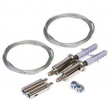 LED line verlichting - Betaalbare Professionele LED Oplossingen Ophangset voor Q9  LED 1500mm chrome set van 2