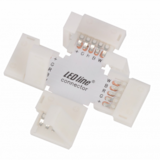 LED line verlichting - Betaalbare Professionele LED Oplossingen LED strip Click kruisverbinder 12 mm 5 PIN RGBW