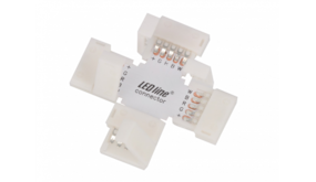 LED line verlichting - Betaalbare Professionele LED Oplossingen LED strip Click kruisverbinder 12 mm 5 PIN RGBW