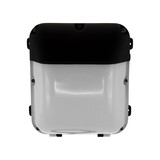 Macbright LED Wandlamp Bulkhead IP65 - RAMA MINI Zwart - 13W 1385Lm - 4000K 840 Koel Wit  | IK07 - 187x170x100mm | Daglichtsensor