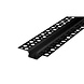 LCB LED Aluminium U-Profiel Stuc - Zwart | 2 Meter - Geschikt voor 10mm LED Strips - 2000x12mm LCB LED Aluminium U-Profiel Stuc - Zwart | 2 Meter - Geschikt voor 10mm LED Strips - 2000x12mm