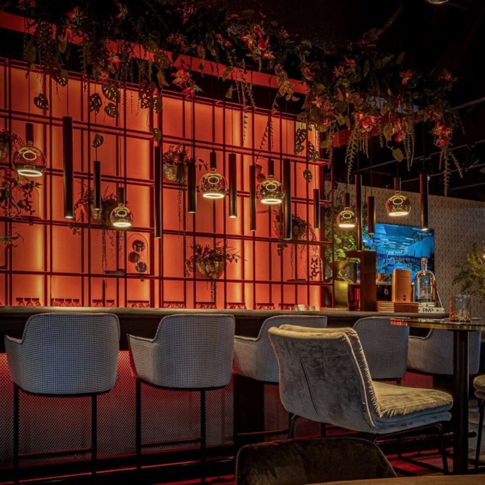 ZTAHL Hanglamp Riva 4300 - Zwart - 7 lampen