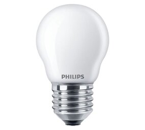 Philips LED Verlichting | Officieel distributeur Corepro LEDluster E27 Kogel Mat 4.3W 470lm - 827 Zeer Warm Wit | Vervangt 40W