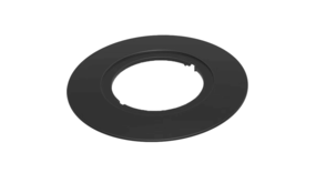 LCB LED Verloopring - Opvulring - Alu Zwart - Ø90MM - Ø170MM