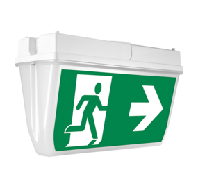 LCB LED Europe  LED Noodverlichting armatuur IP65 - 7W 150Lm - Plafond opbouw - 4.8V, 1800mAh NI-CD