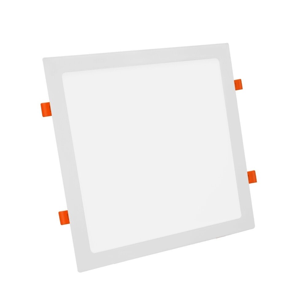 LCB LED Europe  LED Downlight 18W - IP44 - Wit Vierkant - 225MM - 840 Helder wit - Zaagmaat 205x205MM