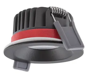 Ledvance Zakelijk: Professionele LED Verlichting & Armaturen LED inbouwspot - 8W 930 PS Dimbaar - IP65 - Zwart | Waterdicht en Fire Rated Aluminium verlichting dimbaar