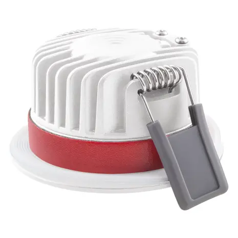 Ledvance Zakelijk: Professionele LED Verlichting & Armaturen | voor de installateur LED Spot Fire Rated Aluminium Wit 8W 720lm 36D - 940 Koel Wit | Zaagmaat 68mm - IP65 - Beste Kleurweergave - Dimbaar