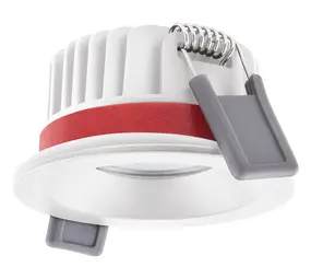 Ledvance Zakelijk: Professionele LED Verlichting & Armaturen LED Spot Fire Rated Aluminium Wit 8W 720lm 36D - 940 Koel Wit | Zaagmaat 68mm - IP65 - Beste Kleurweergave - Dimbaar