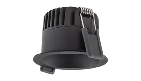 Ledvance LED Spot Downlight Aluminium Zwart 8W 640lm 36D - 927 Zeer Warm Wit | Zaagmaat 68mm - IP44 - Beste Kleurweergave - Dimbaar Ledvance LED Spot Downlight Aluminium Zwart 8W 640lm 36D - 927 Zeer Warm Wit | Zaagmaat 68mm - IP44 - Beste Kleurweergave - Dimbaar