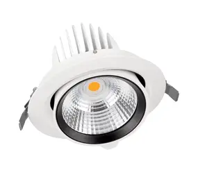 Ledvance Zakelijk: Professionele LED Verlichting & Armaturen LED Downlight Kantelbaar - Bananenspot Vario 180MM - Wit - 35W 3350 Lm - 3000K 830 Warm Wit | 24  Stralingshoek - Zaagmaat 170MM