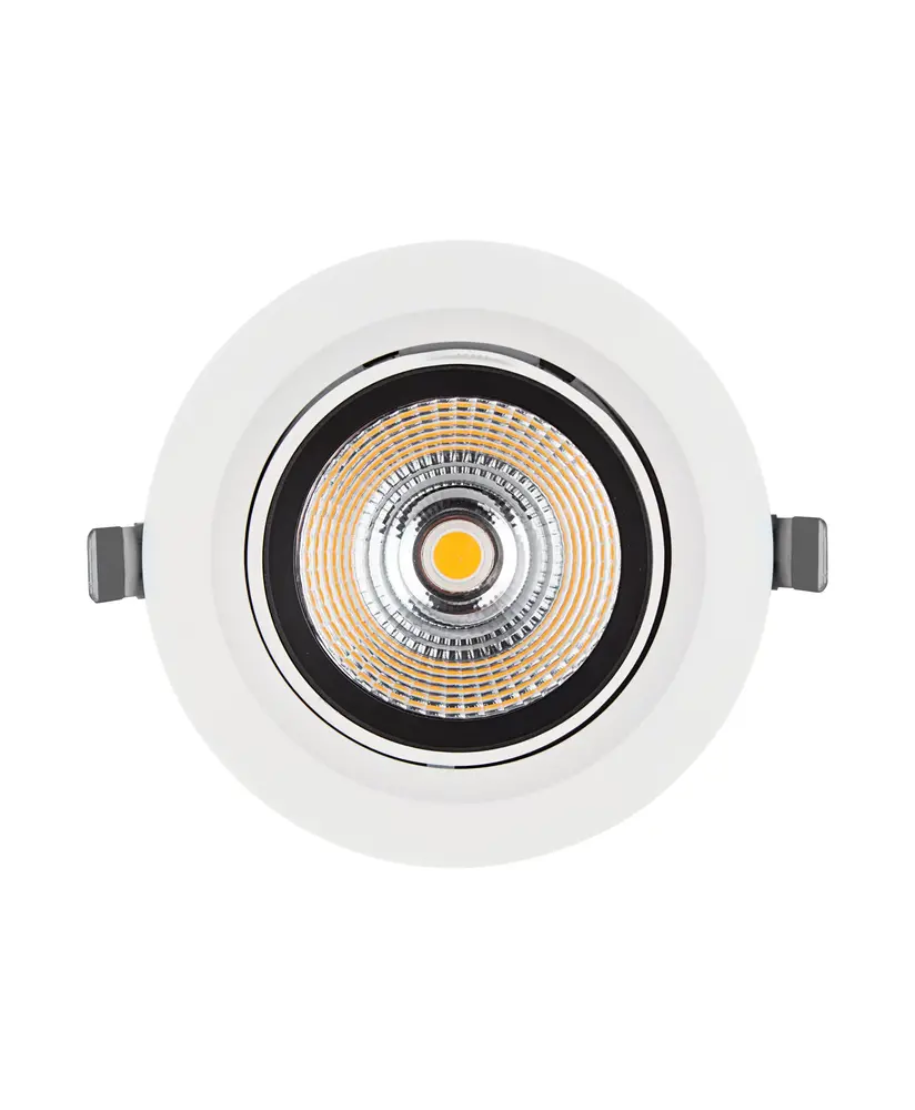 Ledvance Zakelijk: Professionele LED Verlichting & Armaturen | voor de installateur LED Downlight Kantelbaar - Bananenspot Vario 180MM - Wit - 35W 3350 Lm - 3000K 830 Warm Wit | 24  Stralingshoek - Zaagmaat 170MM