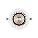 Ledvance LED Downlight Kantelbaar - Bananenspot Vario 180MM - Wit - 35W 3350 Lm - 3000K 830 Warm Wit | 24 Stralingshoek - Zaagmaat 170MM Ledvance LED Downlight Kantelbaar - Bananenspot Vario 180MM - Wit - 35W 3350 Lm - 3000K 830 Warm Wit | 24 Stralingshoek - Zaagmaat 170MM